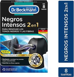 Aditivo de Lavado DR BECKMANN Negros Intensos Caja 8un