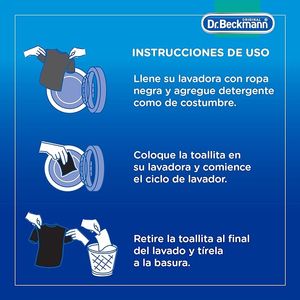 Aditivo de Lavado DR BECKMANN Negros Intensos Caja 8un