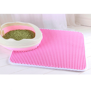 Alfombra Doble Capa Celeste para Gato