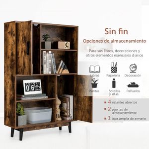 Librero Luma Caramelo DIBA Muebles