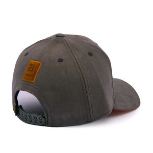 Gorra Boselli 3B003 Cuero Color Gris 1019261
