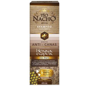 Shampoo TÍO NACHO Anti-Canas Frasco 415ml