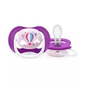 Chupón AVENT Ultra Air Globo Morado 6 a 18 Meses