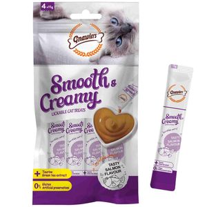 Snack para Gatos GNAWLERS Salmón 4un 15g