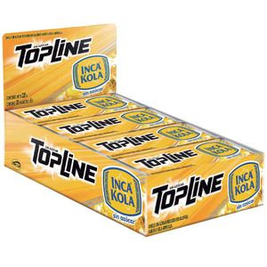 Goma de Mascar TOPLINE Sabor a Inca Kola Paquete 220g