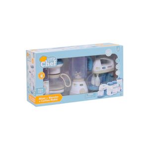 Set De Juego Little Chef Pack 3 En 1 Cafetera, Licuadora Y Batidora