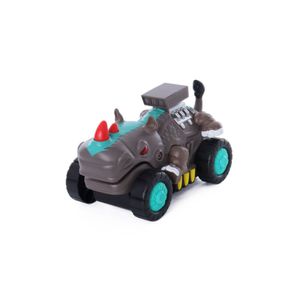 Juguete Warrior Tech Rinoceronte Con Luz Y Sonido