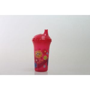 Vaso para Bebé Nuby 9Oz. Impreso Non Spill Rojo