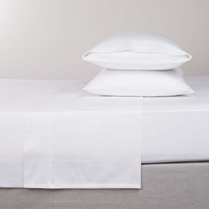 Set Sábanas Algodón satín Liso de 240 Hilos King XL