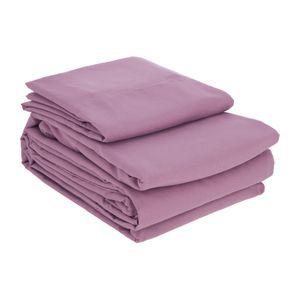 Set Sábanas Microfibra Liso Color 1.5 plaza