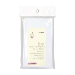 Forro Cortina Baño Plástico