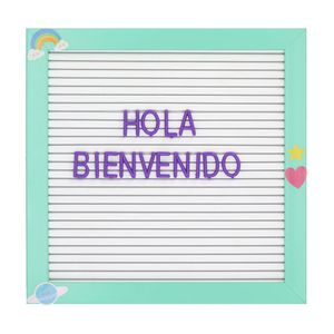 Pizarra con Letras Adhesivas
