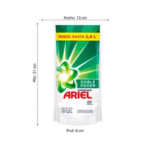 Detergente Liquido Ariel Doypack 1.2L