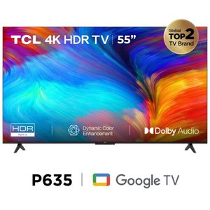 Televisor TCL LED 55" UHD 4K Smart Tv 55P635