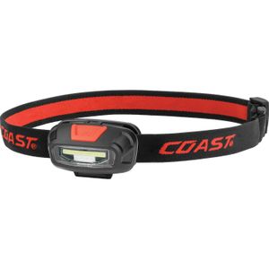 Linterna Frontal Led Coast Fl13 Dual Color Utility Beam Cob Rojo Negro Empaque en Blíster
