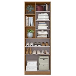 Ropero multiusos 2 puertas + espejo Crystal color Duna TU MESITA