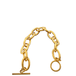 Pulsera Dorada Para Mujer Bañado en Oro Mod Edith