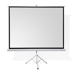 Ecran Retráctil Evox Pantalla para Proyector 100 Pulgadas con Trípode Blanco Mate