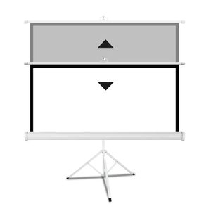 Ecran Retráctil Evox Pantalla para Proyector 100 Pulgadas con Trípode Blanco Mate