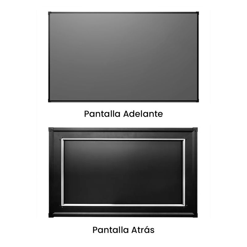 Pantalla Reflectiva de Marco Fijo para Proyector 84? Gris