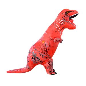 Disfraz Dinosaurio Rex Rojo Inflable Adulto Halloween Cosplay