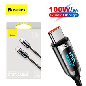 Cable Cargador de  Carga Rapida 100W Baseus TIPO C a TIPO C 2m