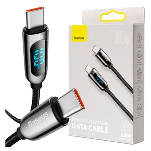 Cable Cargador de  Carga Rapida 100W Baseus TIPO C a TIPO C 2m