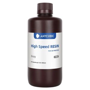Resina Alta Velocidad Gris Anycubic 1kg