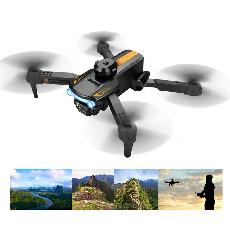 Drone Volador XT2 Full HD Doble Camara con Base para Celular y Estuche Real Plaza