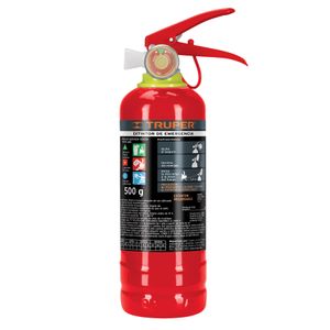 Extintor Portátil Recargable 0.5 kg Polvo Tipo ABC Truper 101172