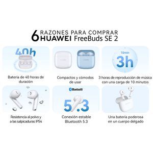 Audífonos Inalámbricos In-Ear HUAWEI FreeBuds SE 2 Blanco