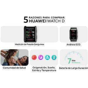 Smartwatch HUAWEI WATCH D - Presión Arterial