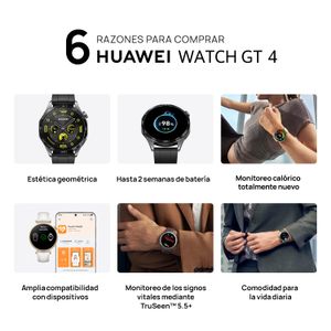 Smartwatch HUAWEI WATCH GT 4 Negro 46mm