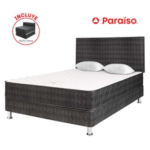 Dormitorio PARAISO Lifestyle 2 Plz + Sofá Cama + 2 Almohadas + Protector