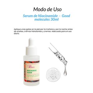 Niacinamide 30ml Good Molecules + Acido Hialuronico Dr Rashel 100ml
