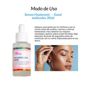 Serum Hyaluronic Good Molecules 30ml 3 Unidades