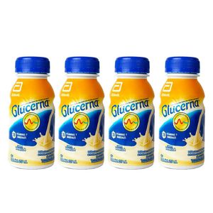 Pack Complemento Nutricional GLUCERNA Vainilla Frasco 237ml x 4un