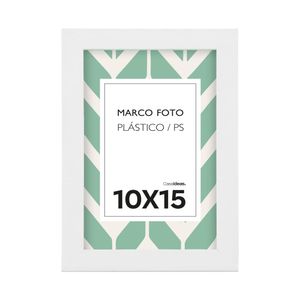 Set 2 Marcos de Foto Plástico PS rectangular para Retratos de 10x15 cm