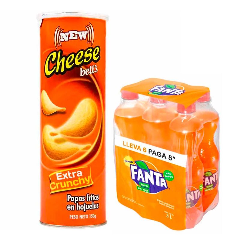 Gaseosa FANTA Naranja Botella 500ml