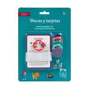 Discos ABS con Cuentos Biográficos 13x2x25 cm