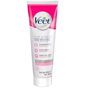 Crema Depilatoria Piel Sensible VEET Pure Caja 100ml