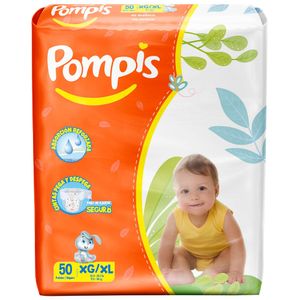 Pañales para Bebé XG POMPIS Paquete 50un