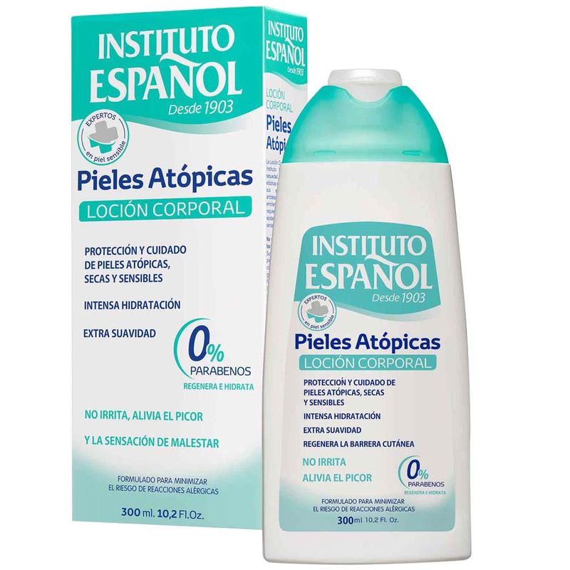 Loción Corporal Instituto EspaÑol Pieles Atópicas Frasco 300ml Real Plaza 5866