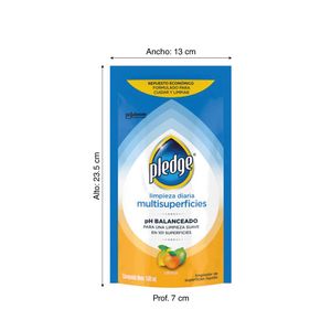 Limpiador Pledge Multisuperficies Citrico Doypack 500ml