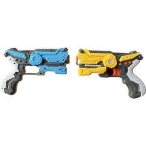 Pistola Infinity Laser Blasters Super Duper (Pro Pack) (Juego De 2 Laser Blasters Grandes)