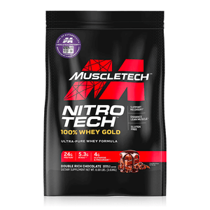Nitro Tech 100 Whey Gold Double Rich Chocolate 8lb 363kg