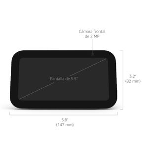 Pantalla inteligente Amazon Echo Show 5 3ra generación, 5.5", control de voz Alexa, cámara 2MP