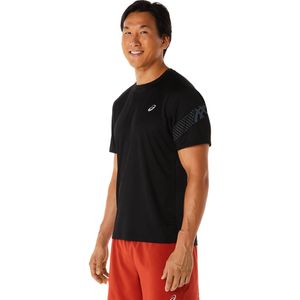 Polo Asics Icon Ss Top Black/Carrier Grey Hombre