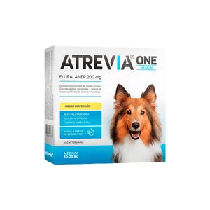Atrevia One Medium 200 Mg X 4 Tab Perros De 10 A 20 Kg