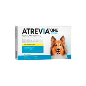 Atrevia One Medium 200 Mg X 1 Tab Perros De 10 A 20 Kg